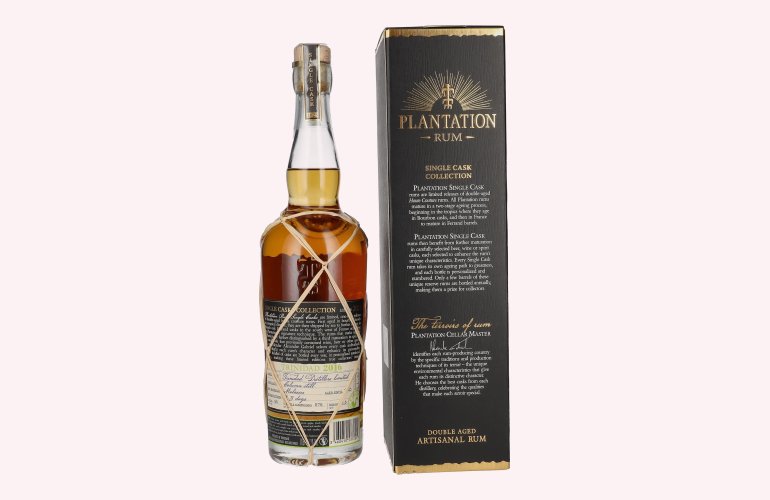 Plantation Rum TRINIDAD 2016 Single Cask Mezcal Finish by delicando 2023 51,1% Vol. 0,7l in Geschenkbox