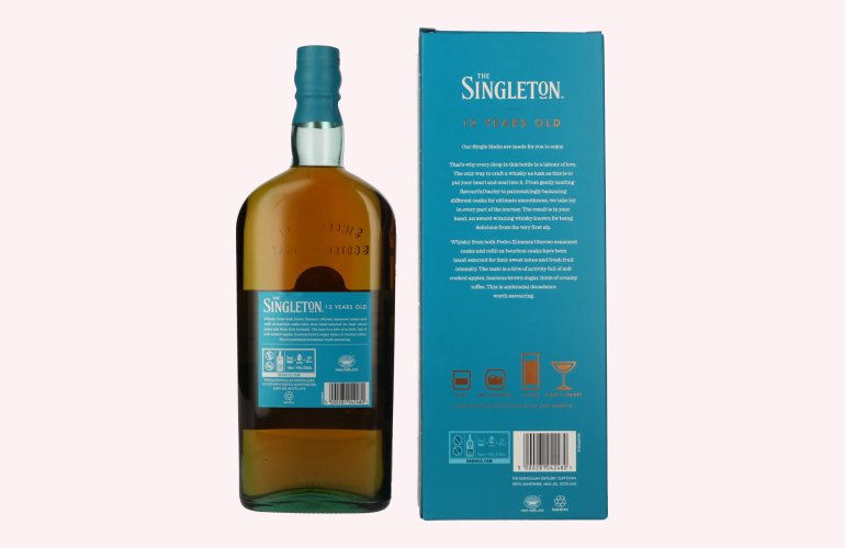 The Singleton GLENDULLAN 12 Years Old 40% Vol. 1l in geschenkverpakking