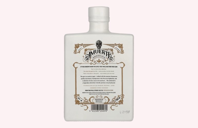 Amuerte COCA GIN - White Edition 43% Vol. 0,7l