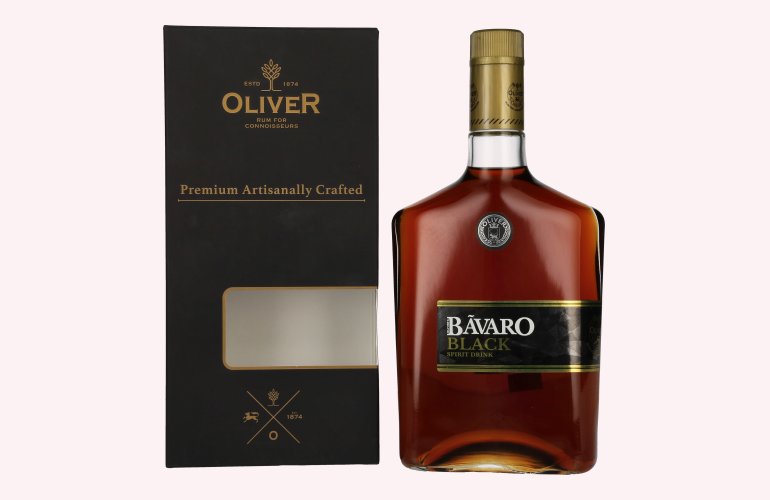 Bãvaro BLACK Spirit Drink 38% Vol. 0,7l in Geschenkbox