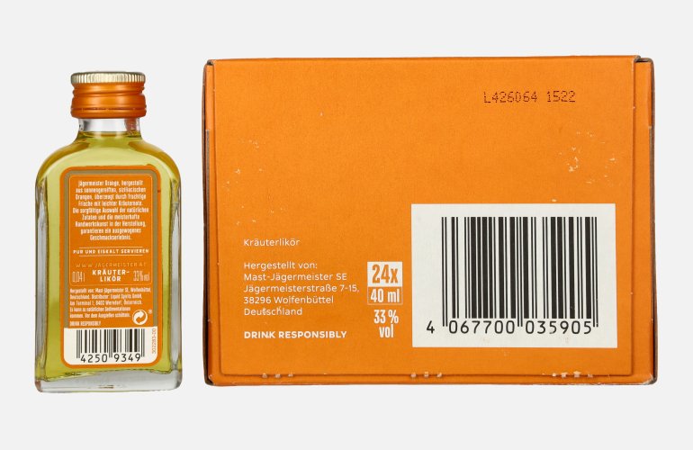 Jägermeister Orange 33% Vol. 24x0,04l