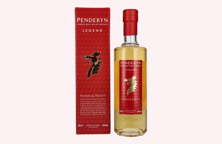 Penderyn LEGEND Single Malt Welsh Whiskey 40% Vol. 0,7l in Giftbox