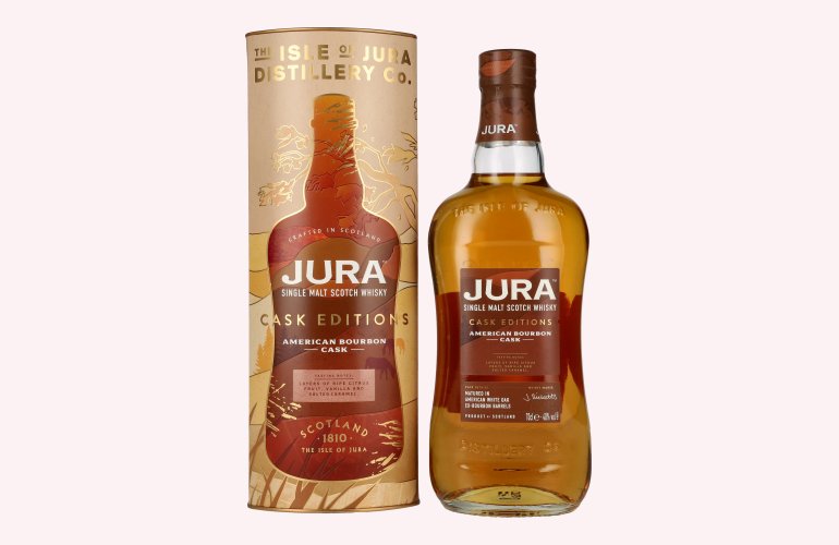 Jura AMERICAN BOURBON CASK Single Malt Scotch Whisky 40% Vol. 0,7l en boîte cadeau