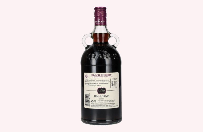 The Kraken Black Spiced Black Cherry & Madagascan Vanilla 40% Vol. 1l