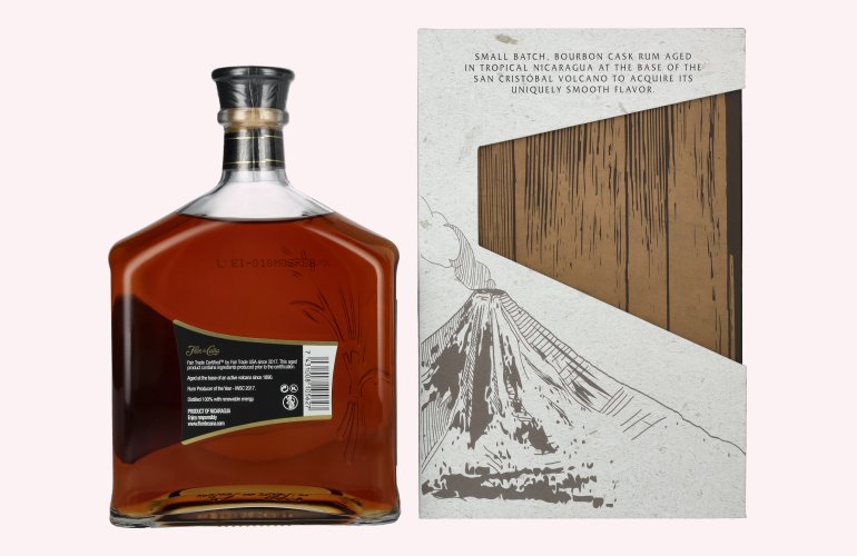 Flor de Caña Volcanic Bourbon Cask 40% Vol. 1l in Geschenkbox