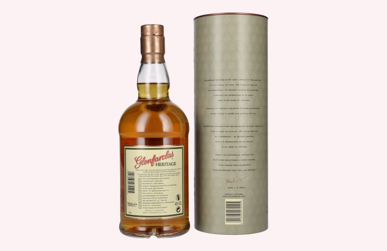 Glenfarclas HERITAGE Highland Single Malt Scotch Whisky 40% Vol. 0,7l in geschenkverpakking