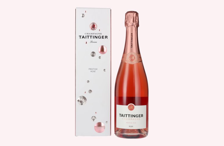 Taittinger Champagne Prestige Rosé Brut 12,5% Vol. 0,75l in Giftbox
