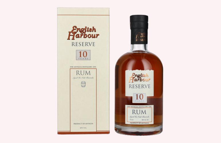 English Harbour RESERVE 10 Years Old Rum 40% Vol. 0,7l en boîte cadeau