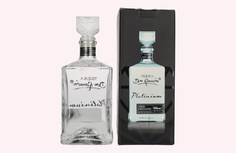 Don Ramón Platinum Añejo Cristalino 100% Agave 35% Vol. 0,7l in Geschenkbox