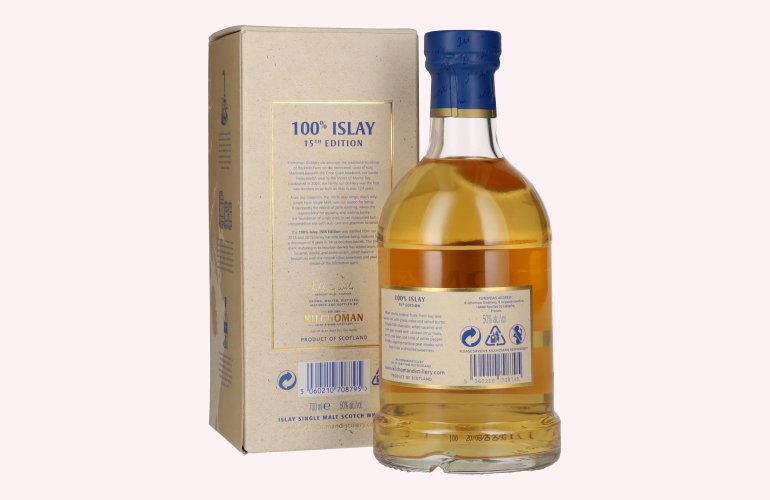 Kilchoman 100% Islay 15th Edition Single Malt Scotch Whisky 50% Vol. 0,7l in Giftbox
