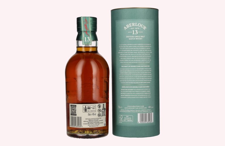 Aberlour 13 Years Old DOUBLE CASK MATURED Travel Exclusive Speyside Single Malt 40% Vol. 0,7l in Giftbox
