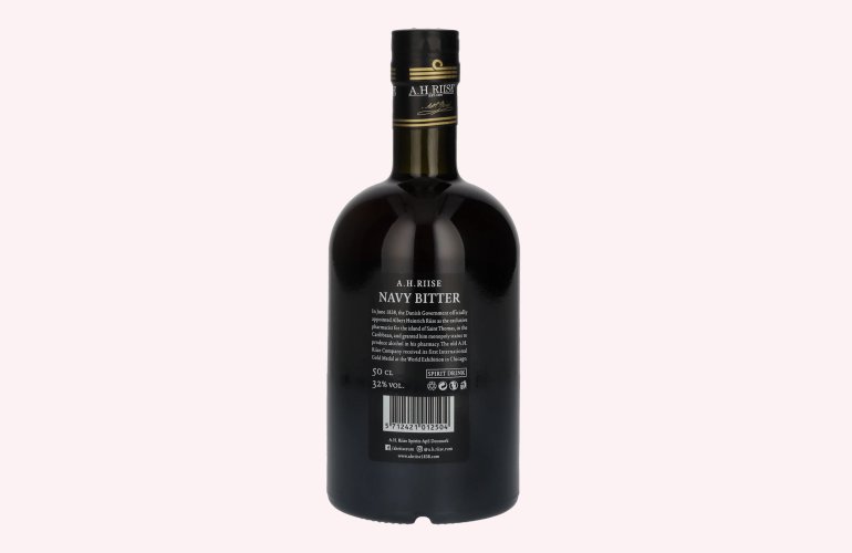 A.H. Riise Royal DANISH NAVY Westindian Bitter 32% Vol. 0,5l