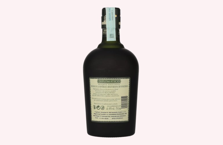Diplomático RESERVA EXCLUSIVA Ron Antiguo 40% Vol. 0,7l