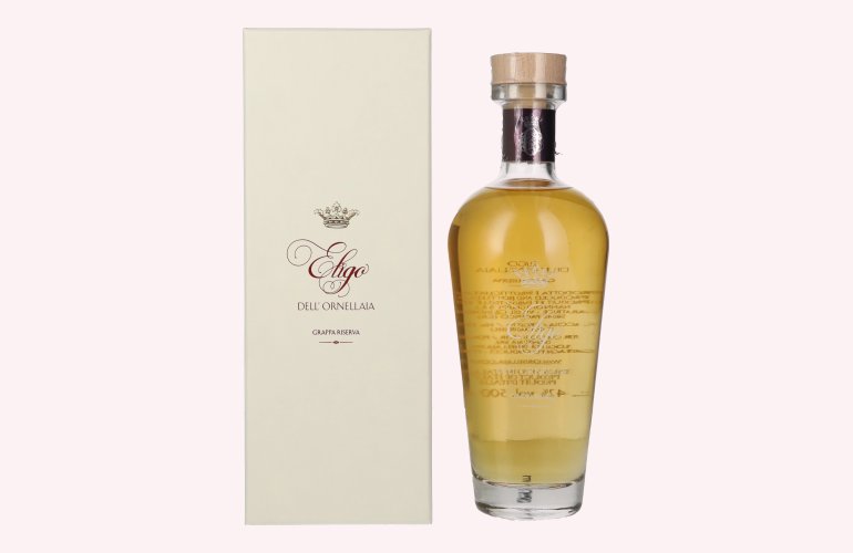 Eligo dell' Ornellaia Grappa Riserva 42% Vol. 0,5l en boîte cadeau