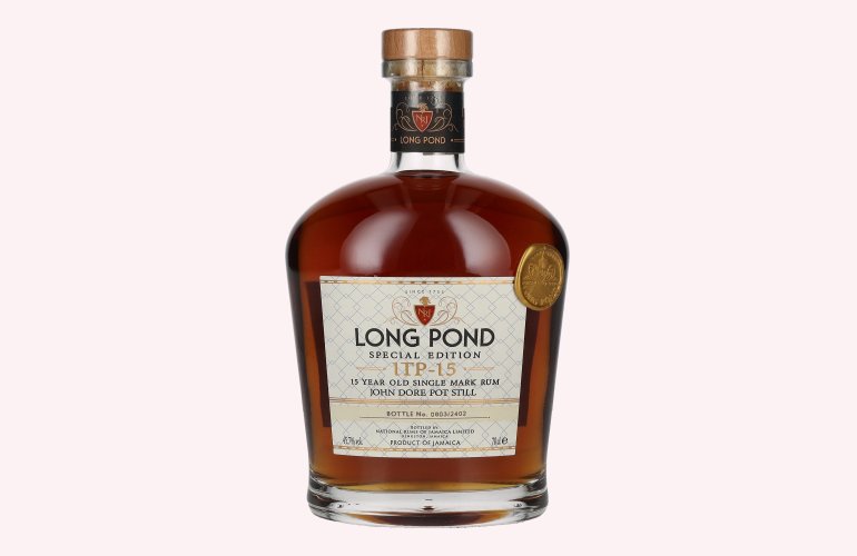Long Pond Special Edition 15 Years Old Single Mark Rum ITP 15 45,7% Vol. 0,7l