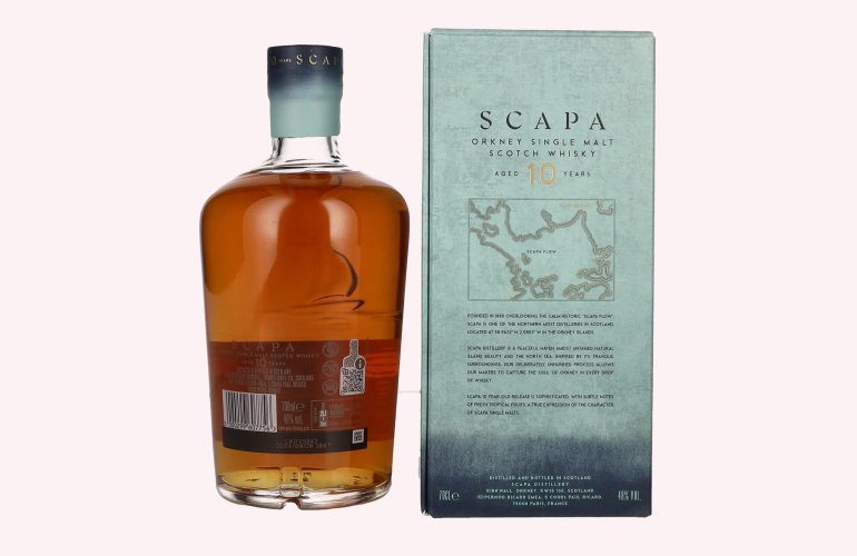 Scapa Orkney 10 Years Old Single Malt Scotch Whisky 48% Vol. 0,7l in geschenkverpakking