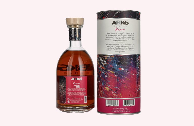 ABK6 Reserve Cognac Artist Collection N°3 Limited Edition 40% Vol. 0,7l in Giftbox