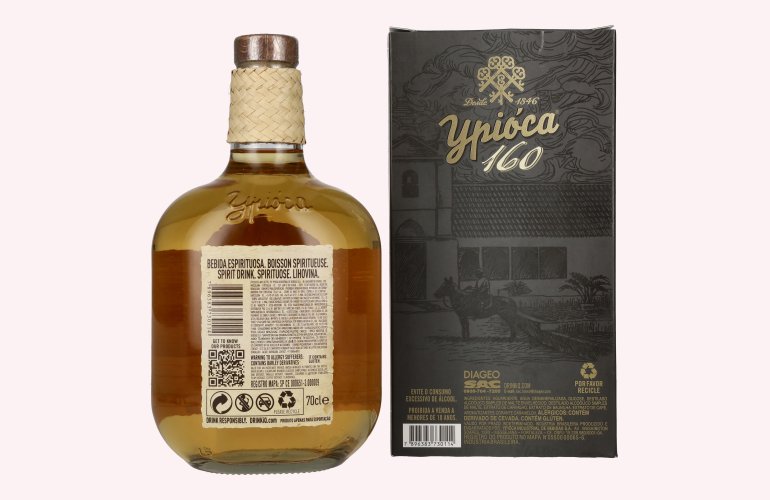 Ypióca 160 Aguardente Composta com Malte 39% Vol. 0,7l in Geschenkbox