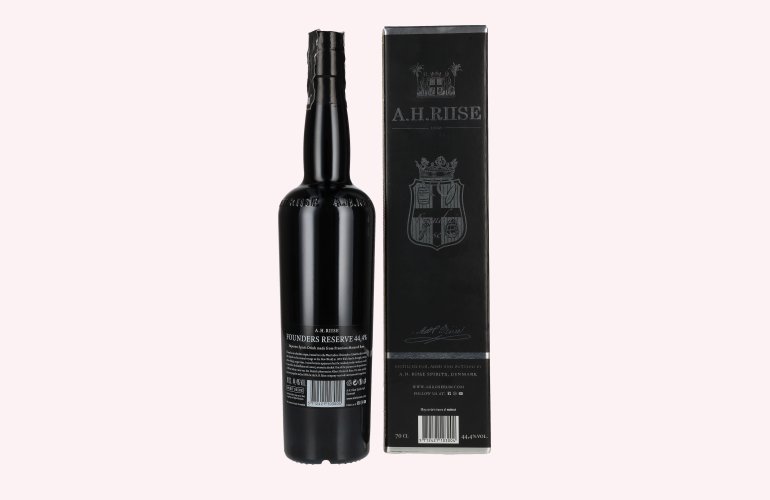 A.H. Riise X.O. FOUNDERS RESERVE Superior Spirit Drink #5 44,4% Vol. 0,7l in geschenkverpakking