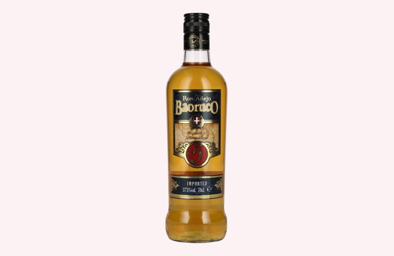 Ron Baoruco Ron Añejo 5 Años Rum 37,5% Vol. 0,7l