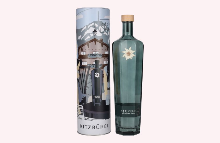 Edelweiss The Alpine Vodka KITZBÜHEL 40% Vol. 0,7l in Tinbox