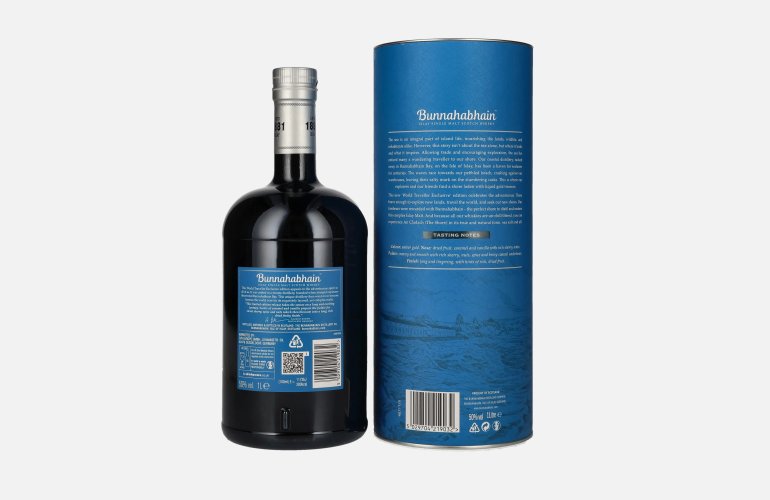 Bunnahabhain AN CLADACH Islay Single Malt Scotch Whisky Limited Edition Release 50% Vol. 1l in geschenkverpakking