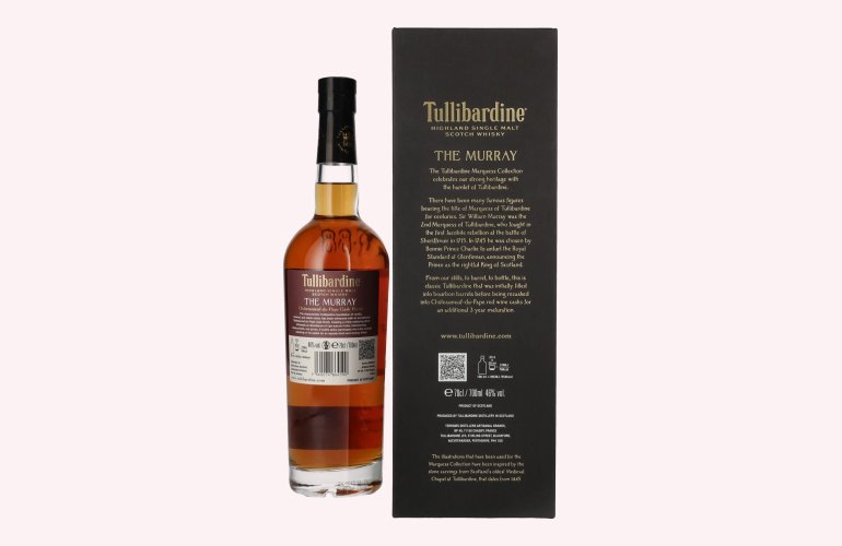 Tullibardine THE MURRAY The Marquess Collection Châteauneuf-du-Pape Finish 2008 46% Vol. 0,7l en boîte cadeau