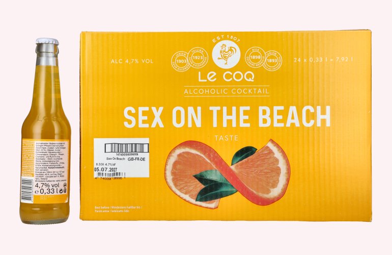 Le Coq SEX ON THE BEACH 4,7% Vol. 24x0,33l