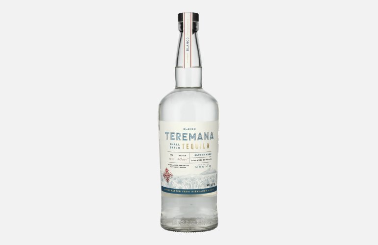 Teremana Tequila Blanco 100% Puro de Agave Small Batch 40% Vol. 1l