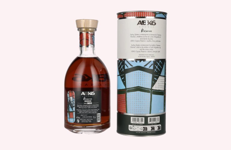 ABK6 Reserve Cognac Artist Collection N°4 Limited Edition 40% Vol. 0,7l in geschenkverpakking