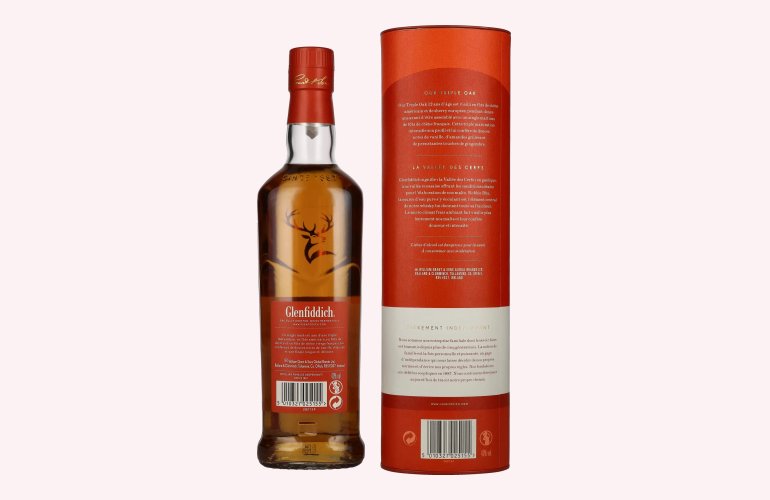 Glenfiddich 12 Years Old Triple Oak Single Malt 40% Vol. 0,7l in Geschenkbox
