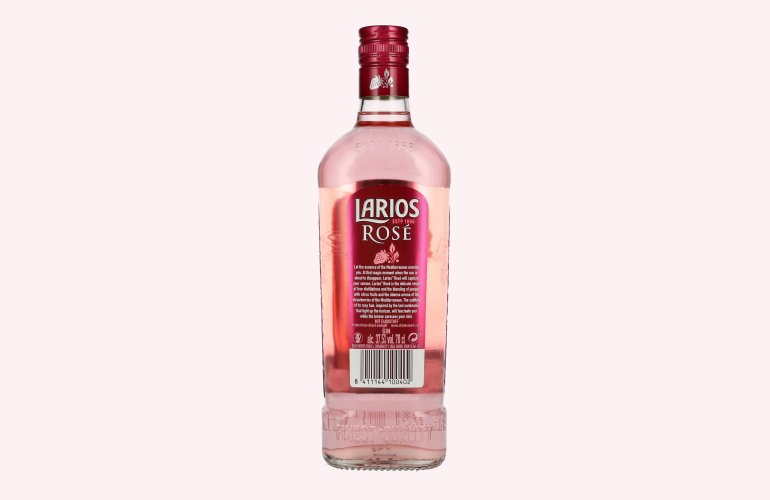 Larios ROSÉ Premium Gin Mediterránea 37,5% Vol. 0,7l