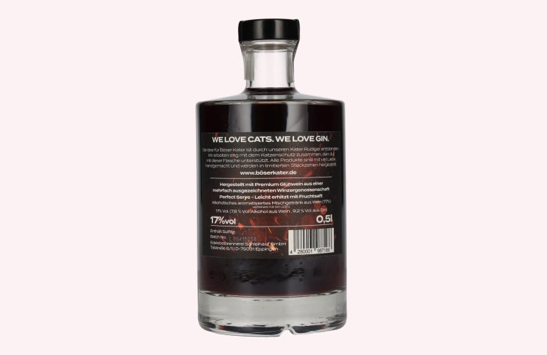 BÖSER KATER Heiße Mieze Handcrafted Glühpunsch & Gin 17% Vol. 0,5l