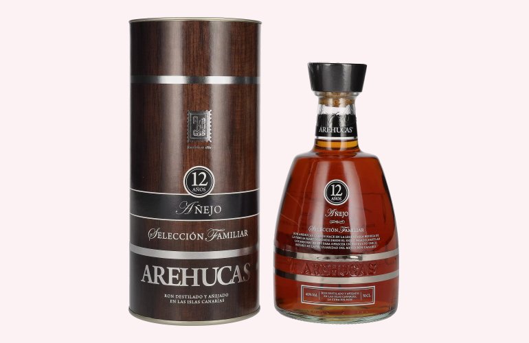 Ron Arehucas 12 Años Añejo Selección Familiar 40% Vol. 0,7l in Giftbox