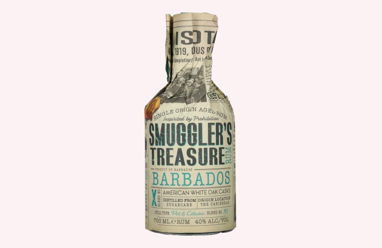 Smuggler's Treasure BARBADOS Single Origin Aged Rum 40% Vol. 0,7l