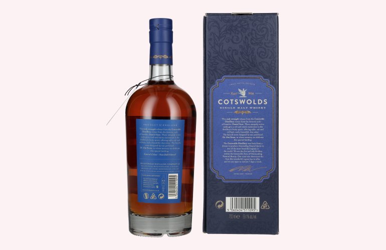 Cotswolds FOUNDER'S CHOICE Single Malt Whisky 59,1% Vol. 0,7l en boîte cadeau