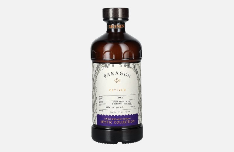 Monin Paragon VETIVER Single Botanic Cordial Mystic Collection 0,485l