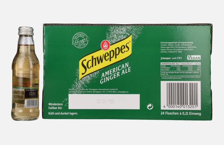 Schweppes American Ginger Ale 24x0,2l