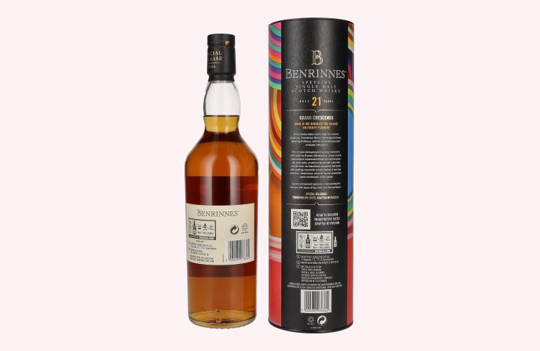Benrinnes 21 Years Old Grand Crescendo Single Malt Special Release 2024 55,4% Vol. 0,7l in geschenkverpakking