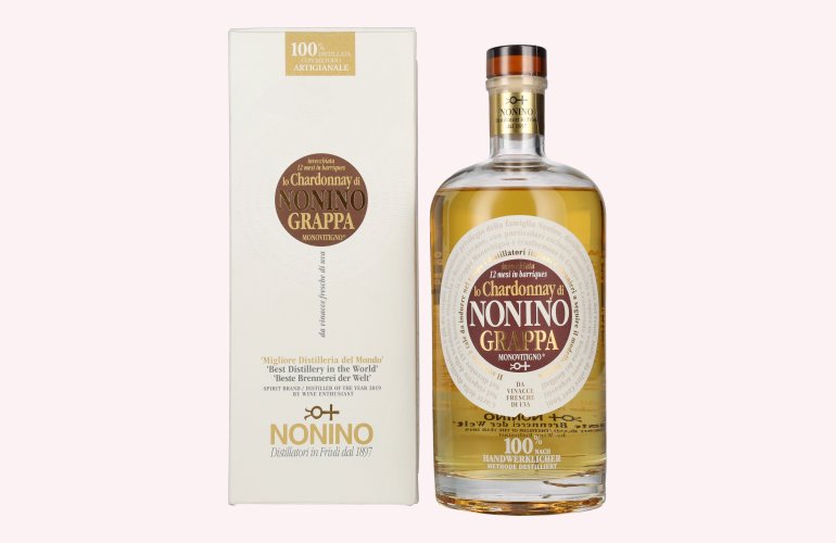 Nonino Grappa Chardonnay in Barriques 41% Vol. 0,7l in Geschenkbox