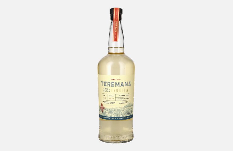 Teremana Tequila Reposado 100% Puro de Agave Small Batch 40% Vol. 1l