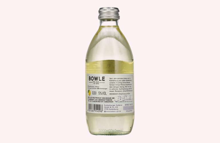 Katlenburger Bowle-To-Go Limone 5% Vol. 0,33l