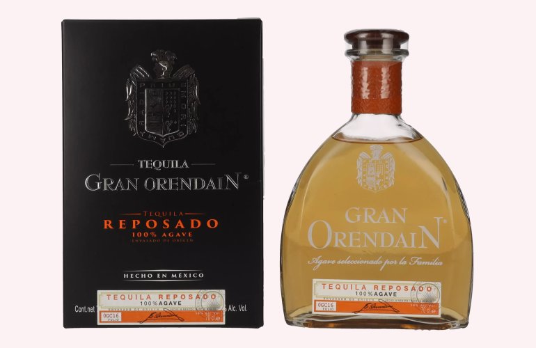 Gran Orendain Tequila REPOSADO 100% Agave 38% Vol. 0,7l in Giftbox