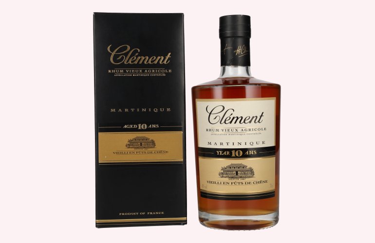 Clément Rhum Vieux Agricole 10 Ans 42% Vol. 0,7l en boîte cadeau