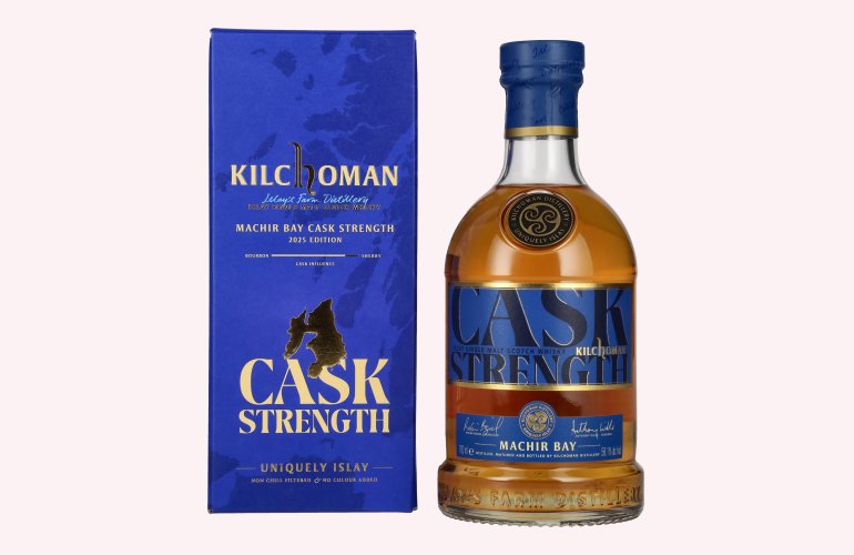 Kilchoman MACHIR BAY Cask Strength Islay Single Malt Scotch Whisky Edition 2025 58,1% Vol. 0,7l in Giftbox