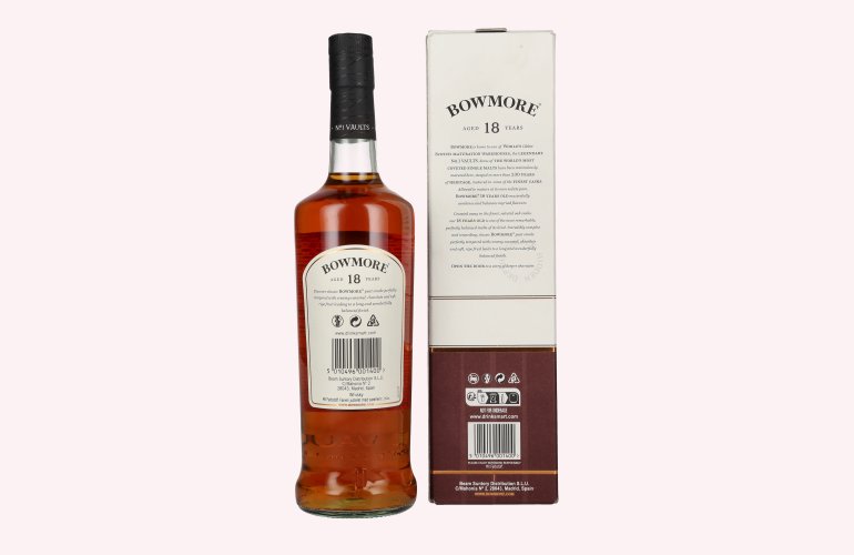 Bowmore 18 Years Old Islay Single Malt Scotch Whisky 43% Vol. 0,7l in Geschenkbox