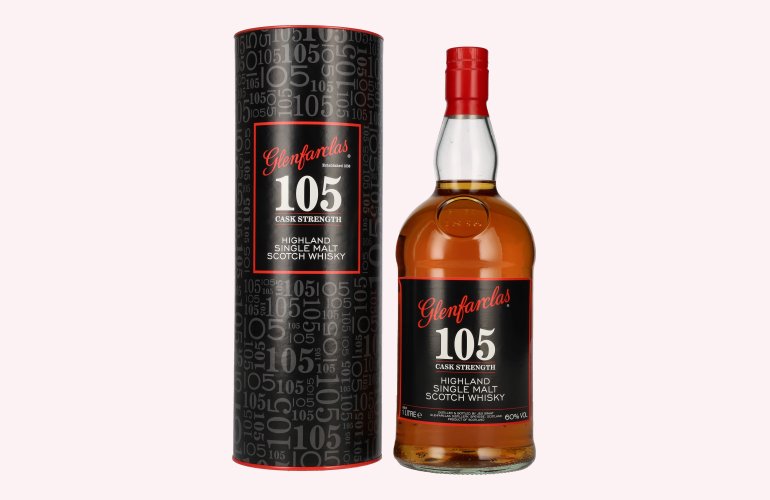 Glenfarclas 105 CASK STRENGTH Highland Single Malt 60% Vol. 1l en boîte cadeau