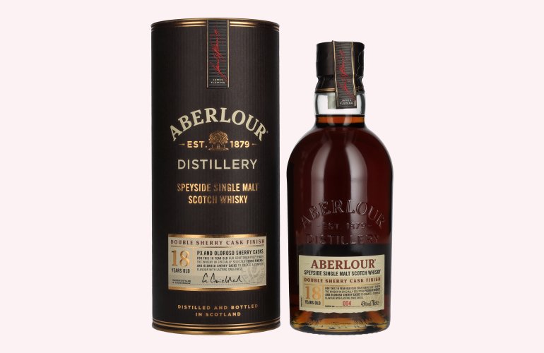 Aberlour 18 Years Old Double Sherry Cask Finish Batch No. 004 43% Vol. 0,7l in Geschenkbox