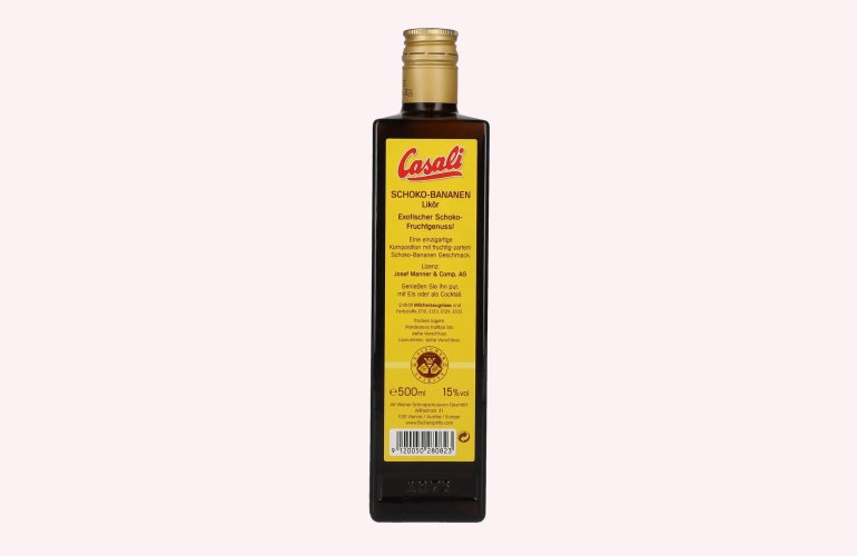 Casali Original SCHOKO-BANANEN Likör 15% Vol. 0,5l