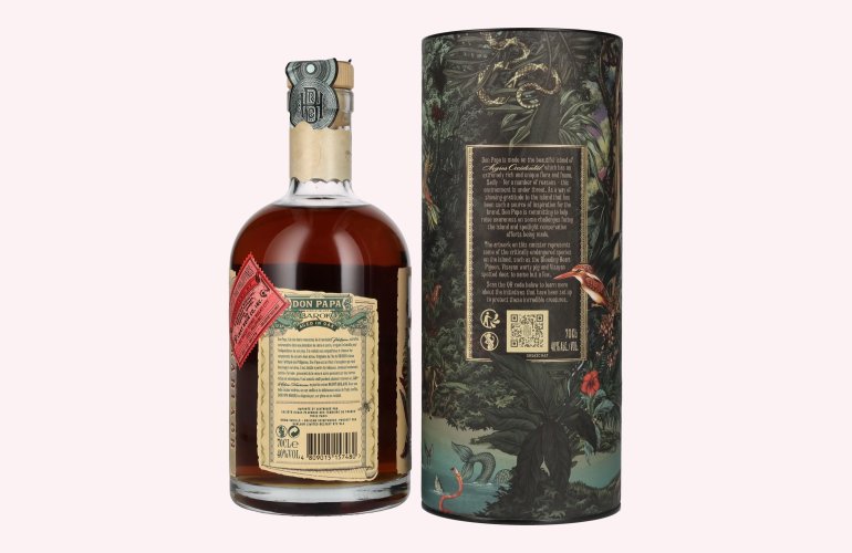 Don Papa BAROKO Eco Canister 40% Vol. 0,7l in geschenkverpakking